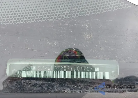 2007 Pontiac Grand Prix z USA, uszkodzony, nr VIN 2G2WP552871101707